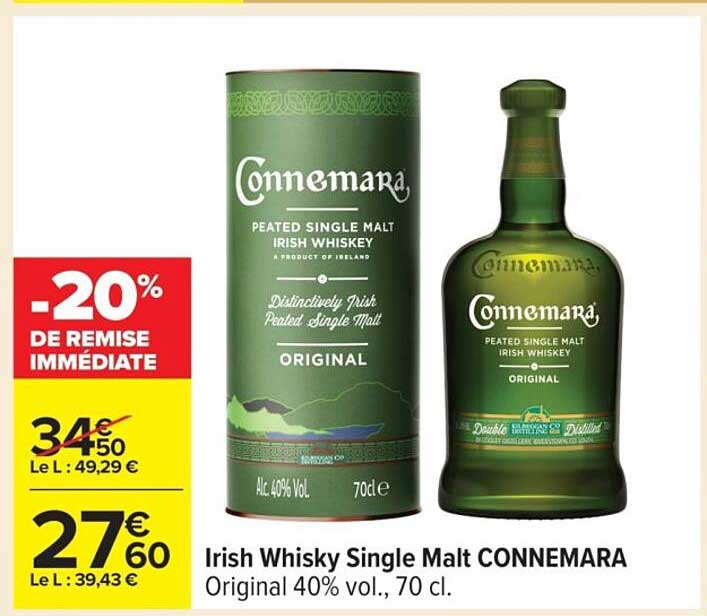 Irish Whisky Single Malt CONNEMARA