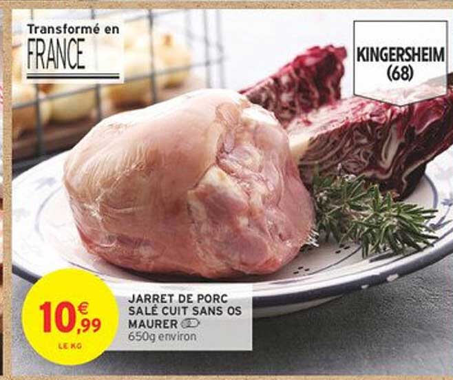 JARRET DE PORC SALÉ CUIT SANS OS MAURER