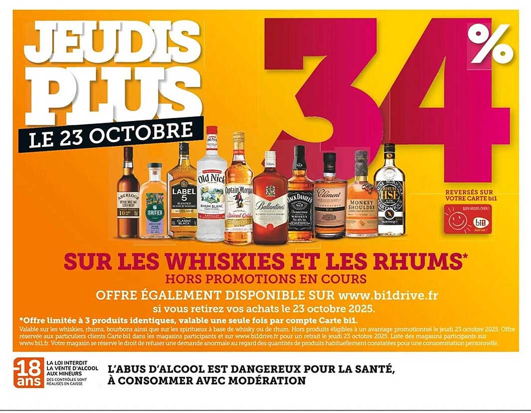 JEUDIS PLUS LE 23 OCTOBRE
