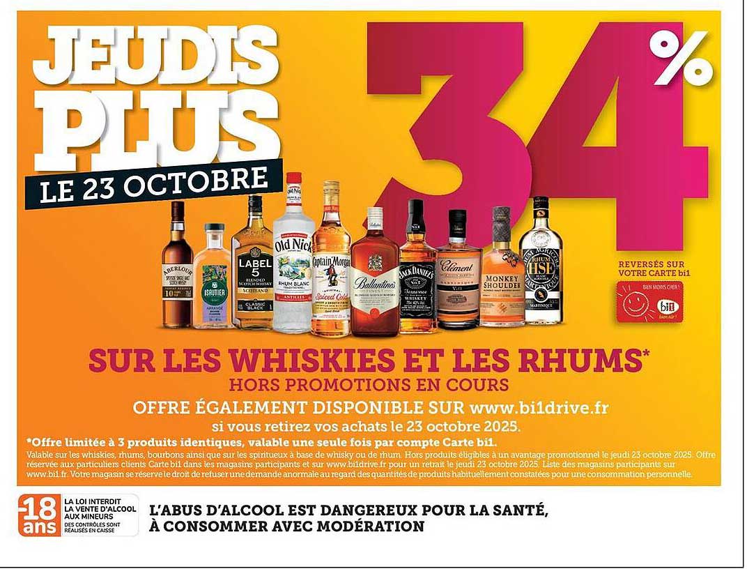 JEUDIS PLUS LE 23 OCTOBRE