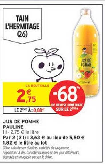 JUS DE POMME PAULINE