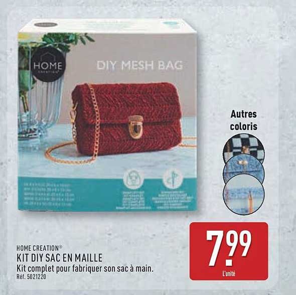 KIT DIY SAC EN MAILLE