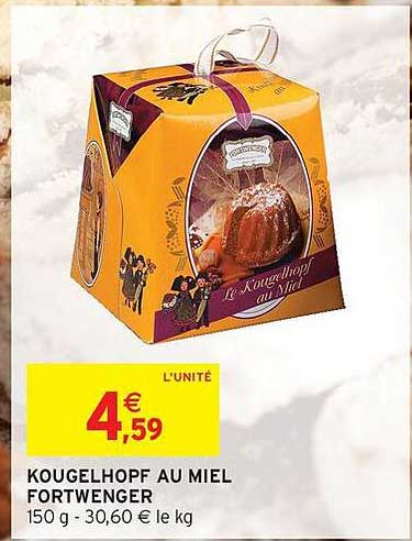 KOUGELHOPF AU MIEL FORTWENGER