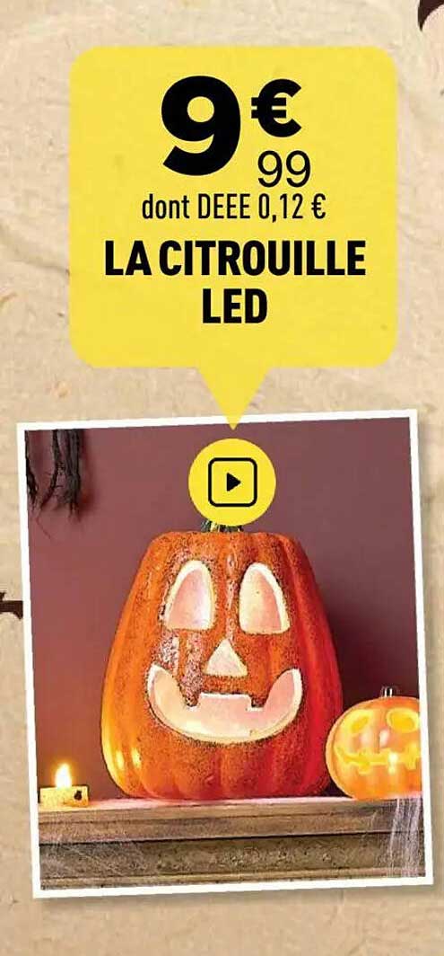 LA CITROUILLE LED