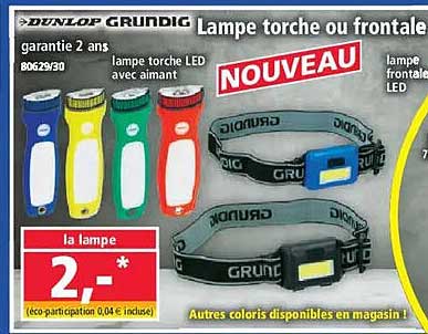 Lampe torche ou frontale