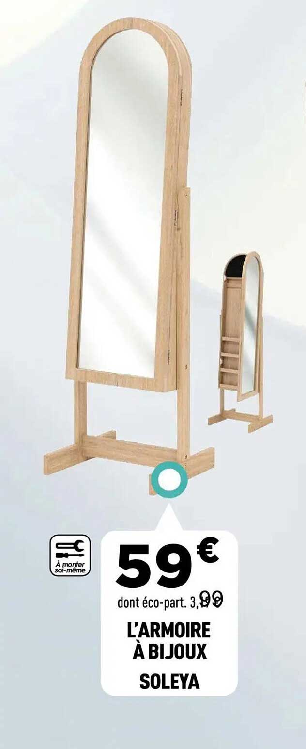 L'ARMOIRE À BIJOUX SOLEYA