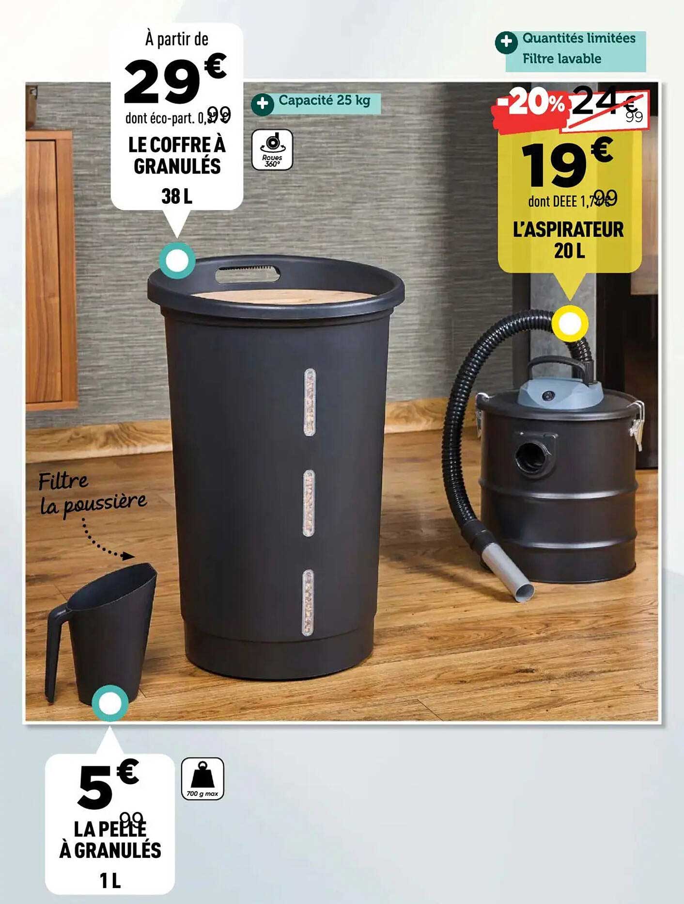 L'ASPIRATEUR 20 L
