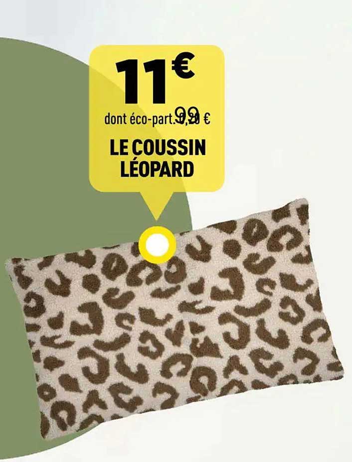 LE COUSSIN LÉOPARD