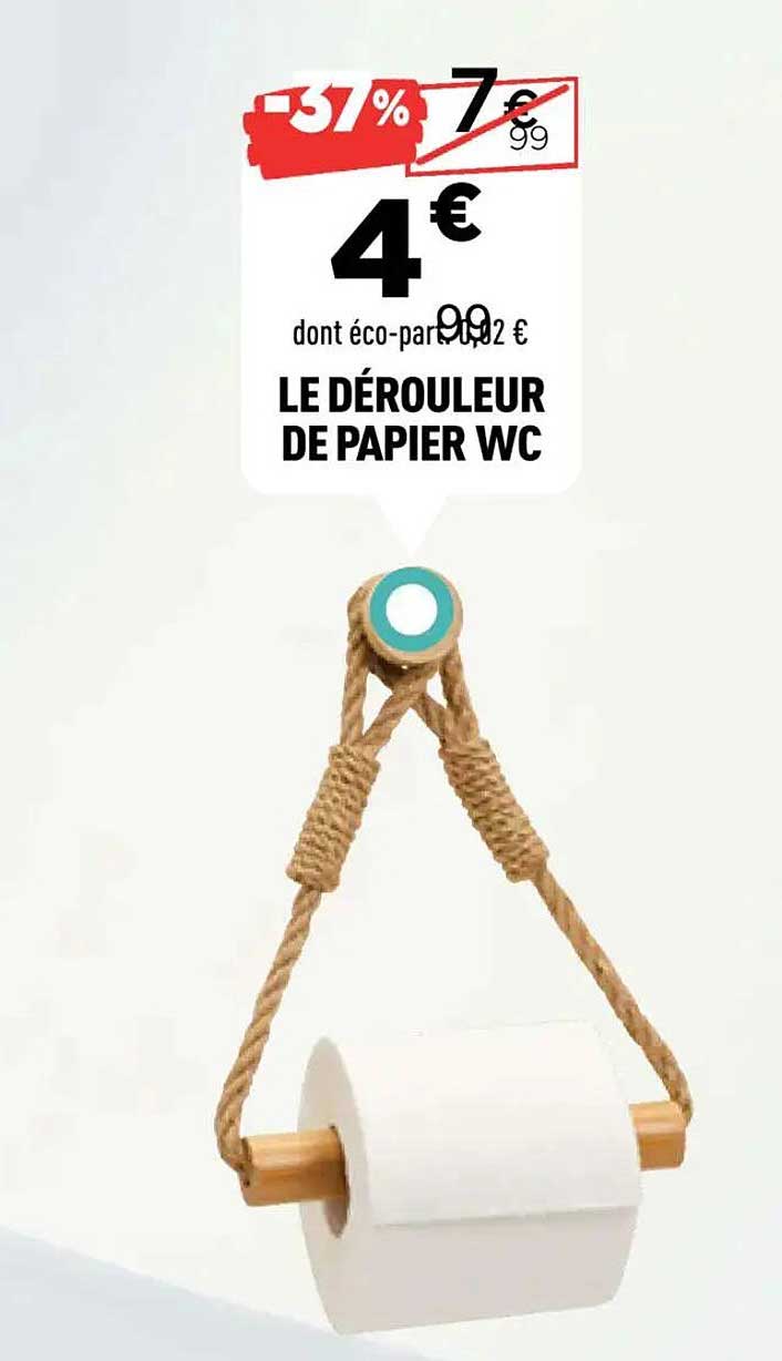 LE DÉROULEUR DE PAPIER WC