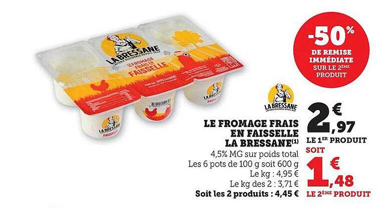 LE FROMAGE FRAIS EN FAISSELLE LA BRESSANE