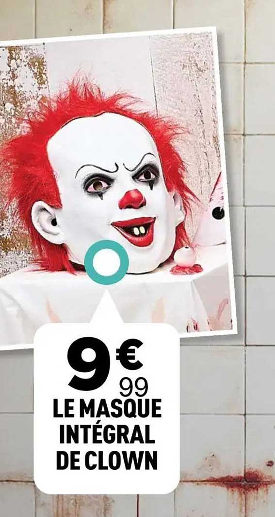 LE MASQUE INTÉGRAL DE CLOWN