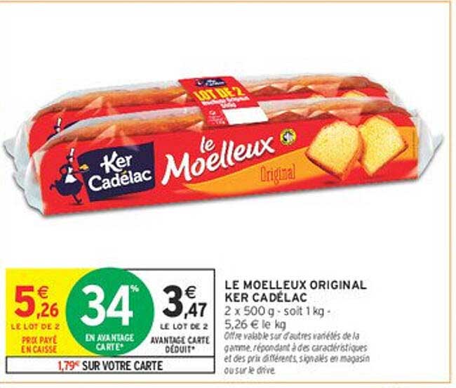 LE MOELLEUX ORIGINAL KER CADÉLAC