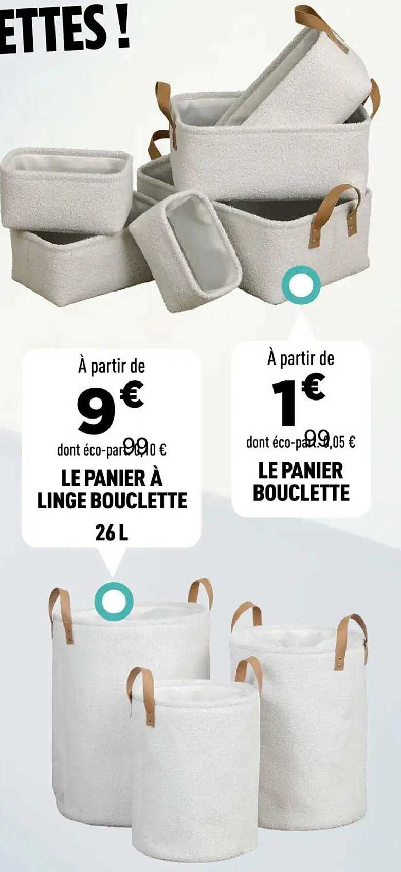 LE PANIER BOUCLETTE 26L