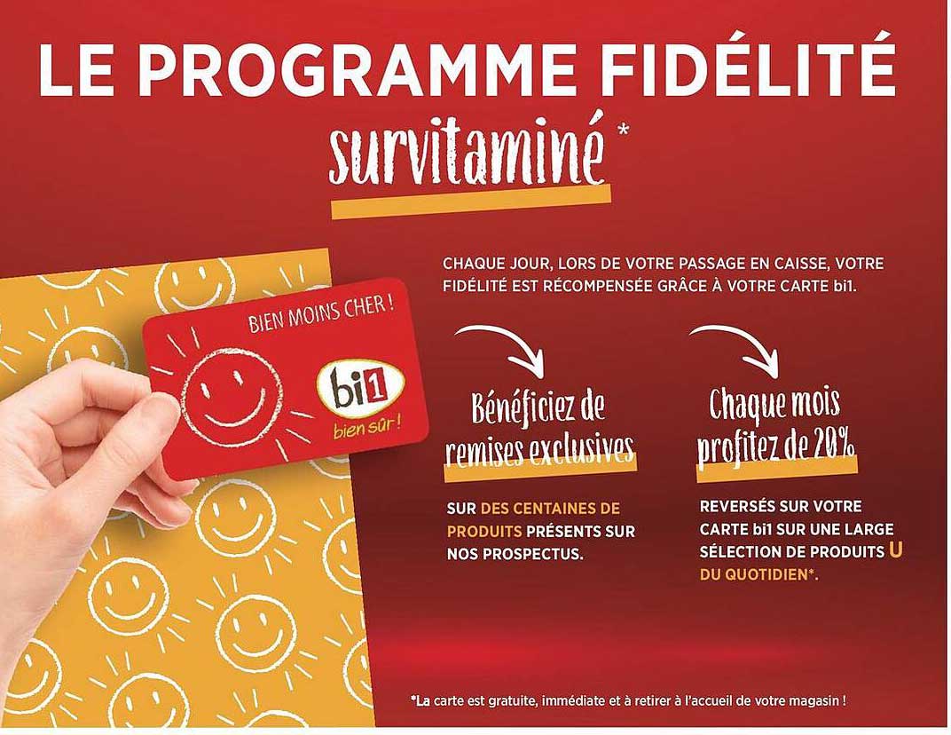 LE PROGRAMME FIDÉLITÉ sursal vitaminee*