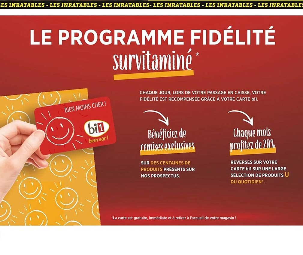 LE PROGRAMME FIDÉLITÉ SURVITAMINÉ