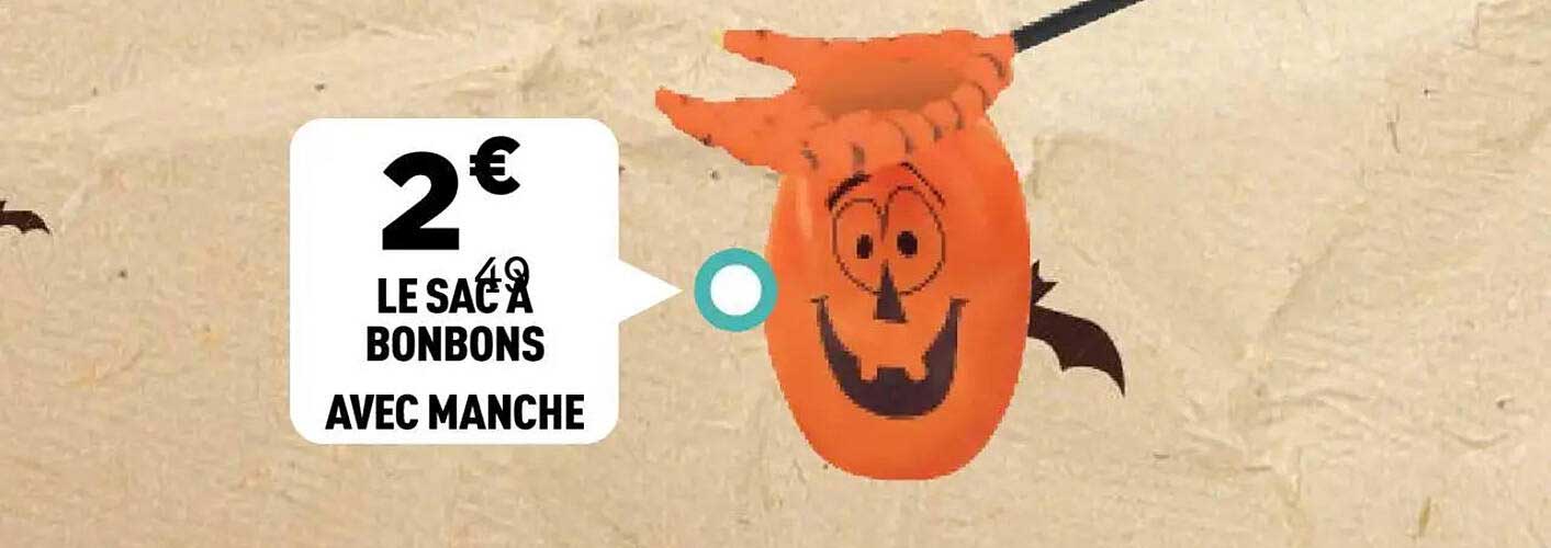 LE SAC À BONBONS AVEC MANCHE