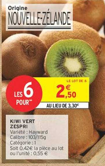 LES 6 POUR 2,50 € AU LIEU DE 3,30€