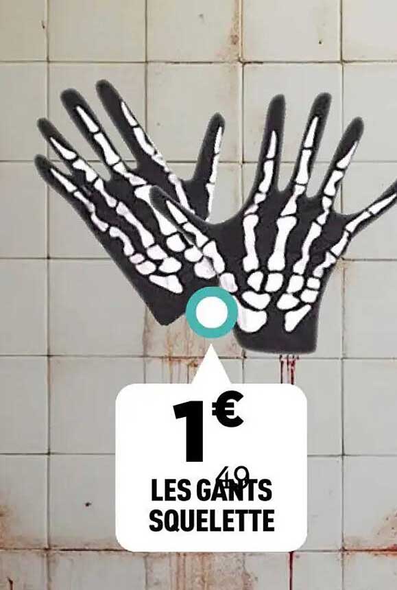 LES GANTS SQUELETTE