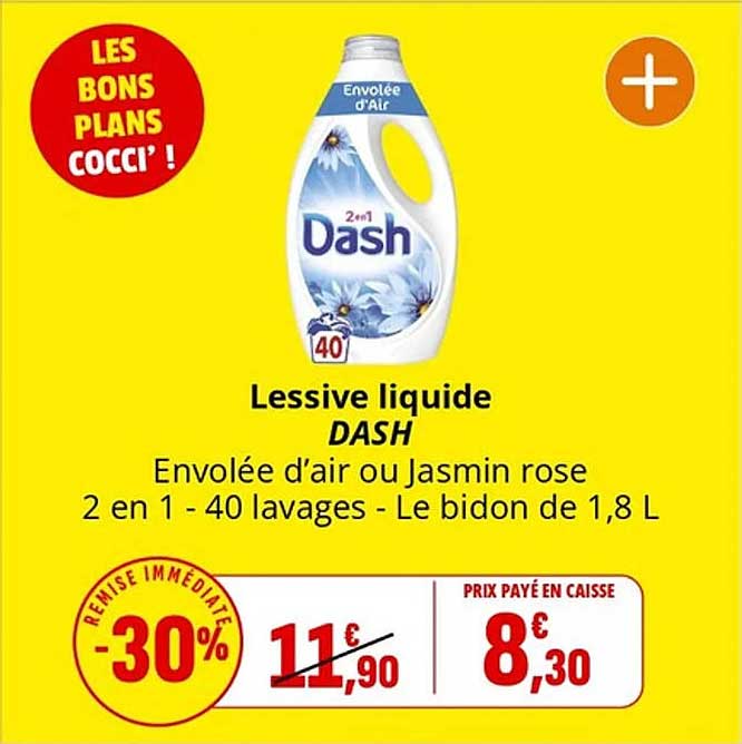 Lessive liquide DASH