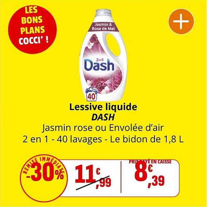 Lessive liquide DASH