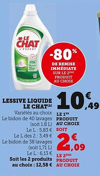 LESSIVE LIQUIDE LE CHAT