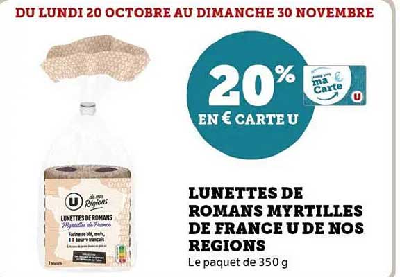 LUNETTES DE ROMANS MYRTILLES DE FRANCE U DE NOS REGIONS