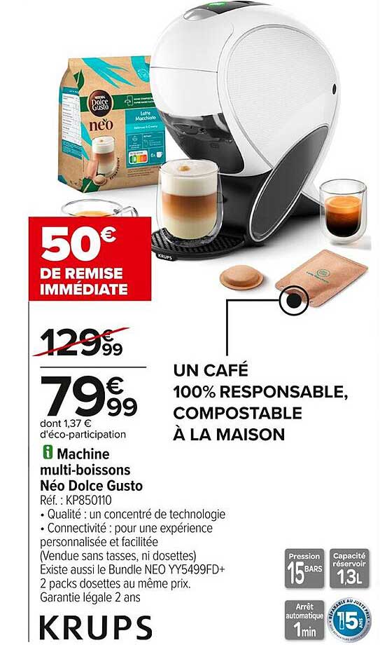 Machine multi-boissons Néo Dolce Gusto