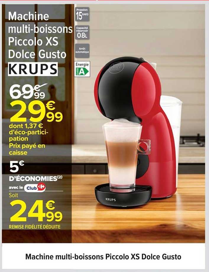 Machine multi-boissons Piccolo XS Dolce Gusto KRUPS