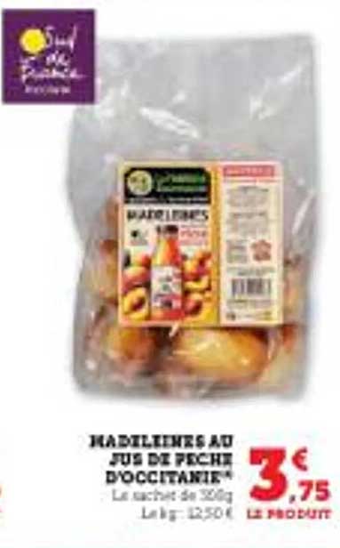 MADELEINES AU JUS DE PECHE D'OCCITANIE