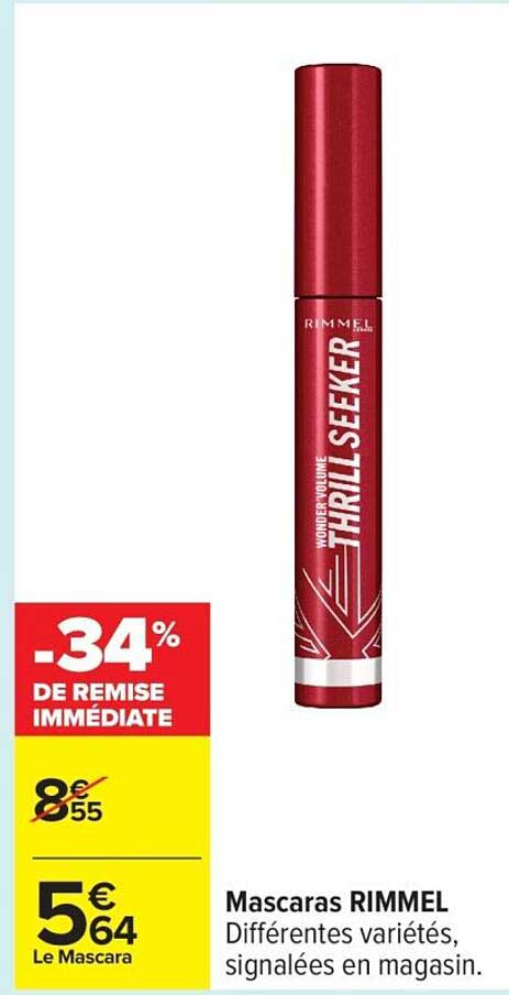 Mascara RIMMEL - WONDER VOLUME THRILL SEEKER