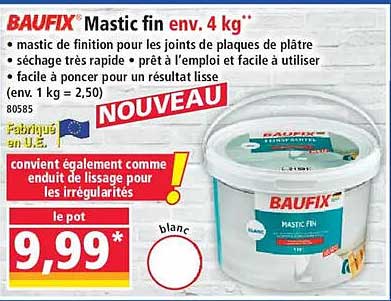 Mastic fin env. 4 kg