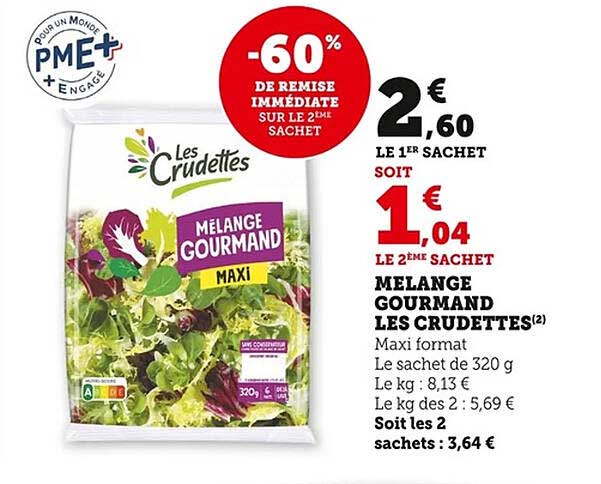 MELANGE GOURMAND LES CRUDETTES