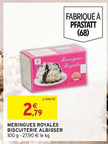 Meringues Royales Biscuiterie Albisser
