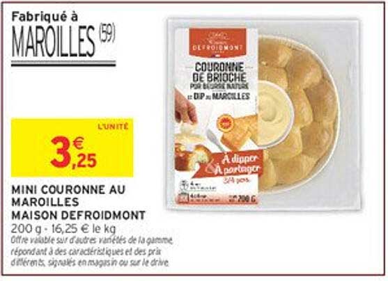 MINI COURONNE AU MAROILLES MAISON DEFROIDMONT