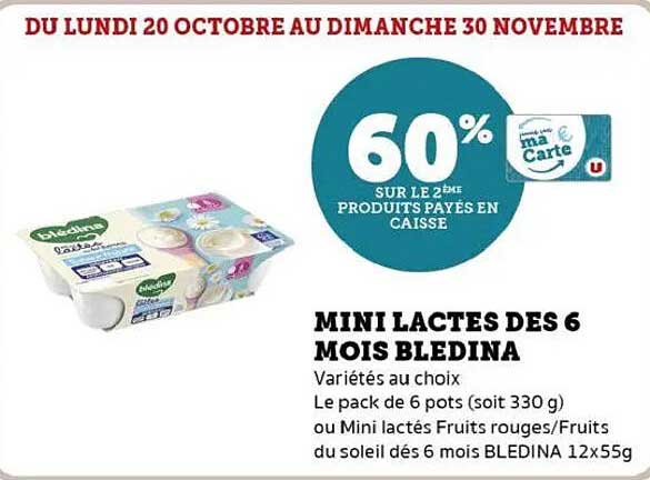 MINI LACTES DES 6 MOIS BLEDINA