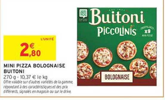 MINI PIZZA BOLOGNAISE BUITONI