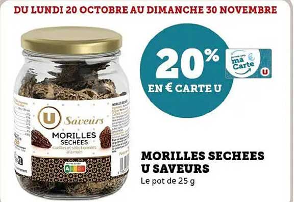 MORILLES SECHEES U SAVEURS