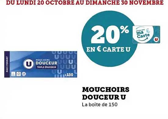 MOUCHOIRS DOUCEUR U