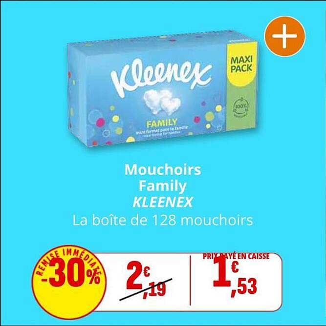 Mouchoirs Family KLEENEX