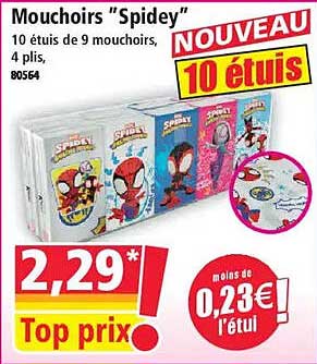 Mouchoirs "Spidey"