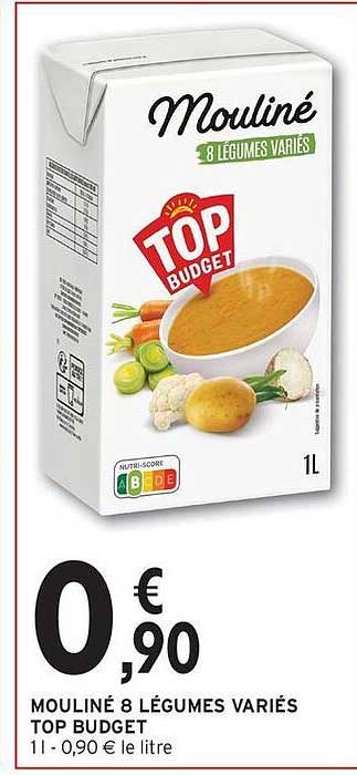 Mouliné 8 Légumes Variés Top Budget
