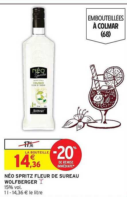 NÉO SPRITZ FLEUR DE SUREAU WOLFBERGER