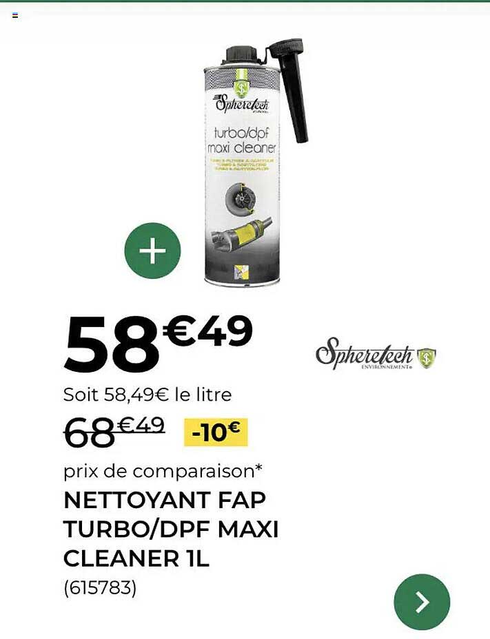 NETTOYANT FAP TURBO/DPF MAXI CLEANER 1L