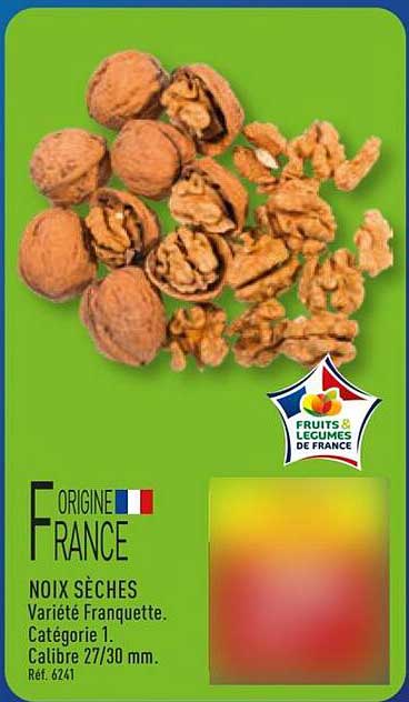 Noix Sèches - Variété Franquette