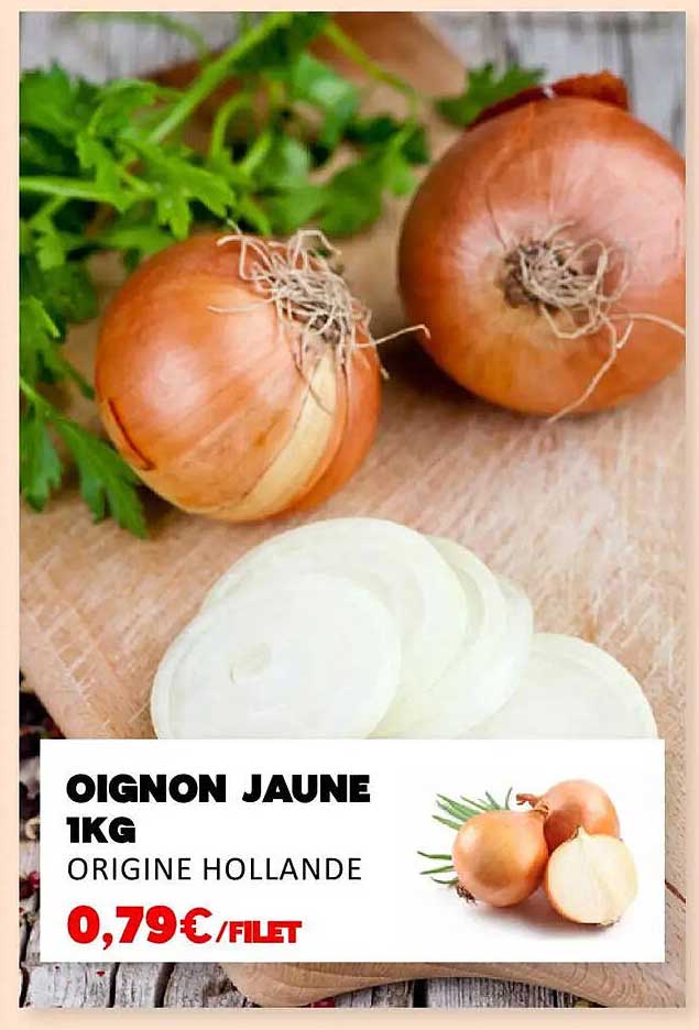 OIGNON JAUNE 1KG