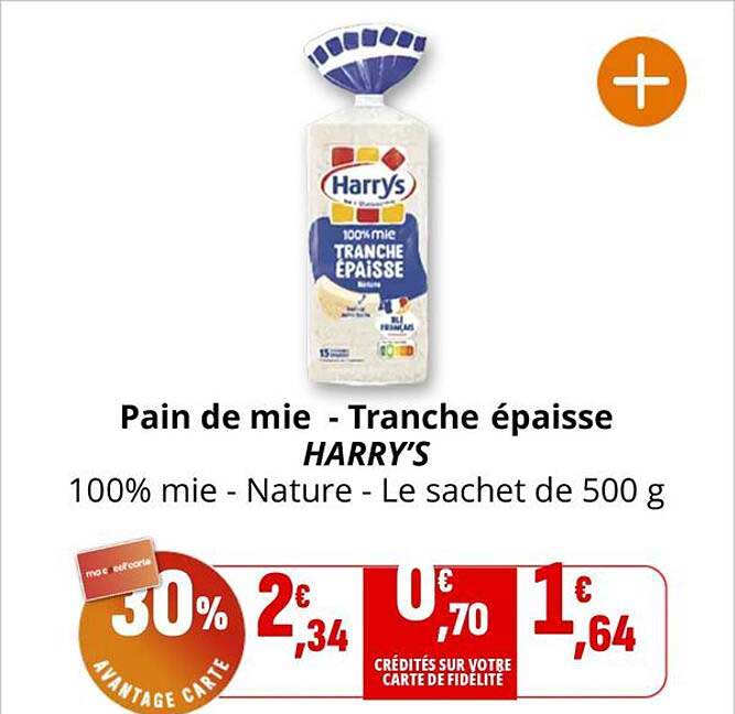 Pain de mie - Tranche épaisse