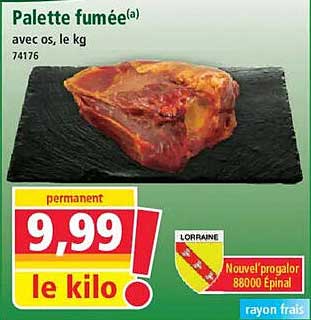 Palette fumée