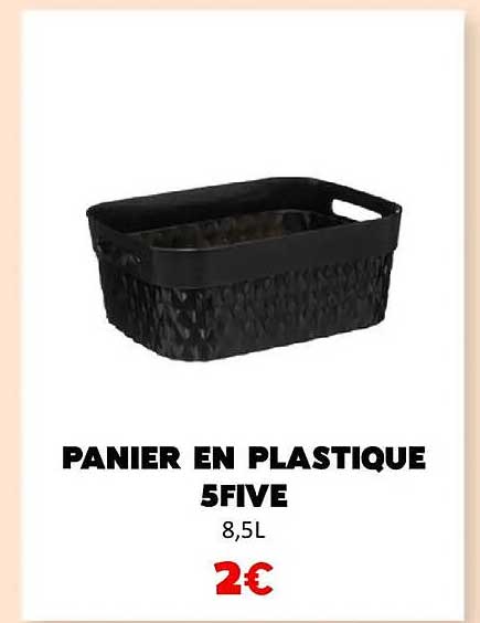 PANIER EN PLASTIQUE 5FIVE