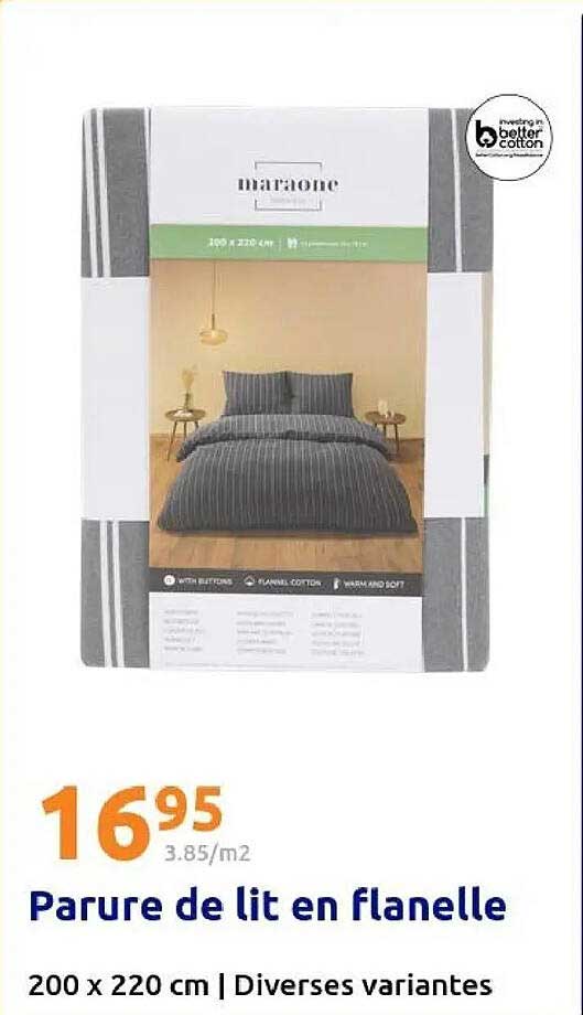 Parure de lit en flanelle