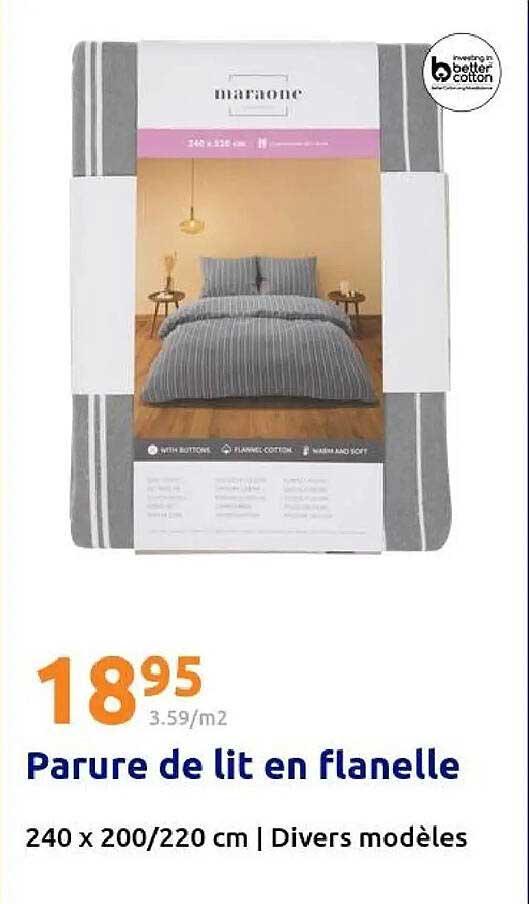 Parure de lit en flanelle